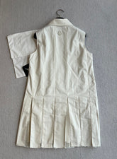 MONCLER SLEEVELESS PLEATED DRESS 269705